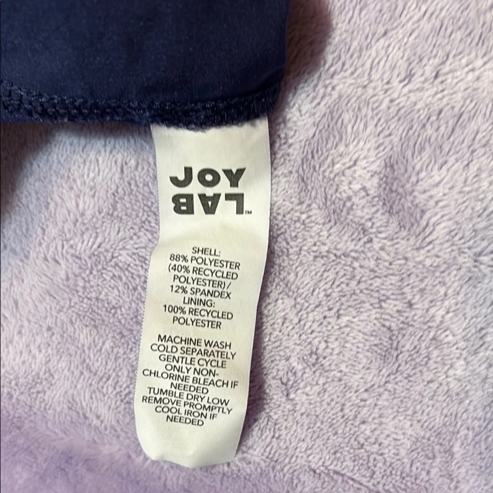 JoyLab Blue Athletic Shorts Elastic Waist Moisture-Wicking - Picture 7 of 7
